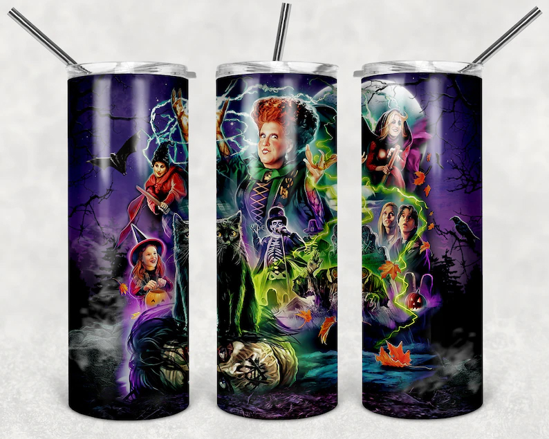 Hocus Pocus Glass Tumbler Set